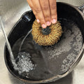 All-Natural Coir Cast Iron Scrubber 