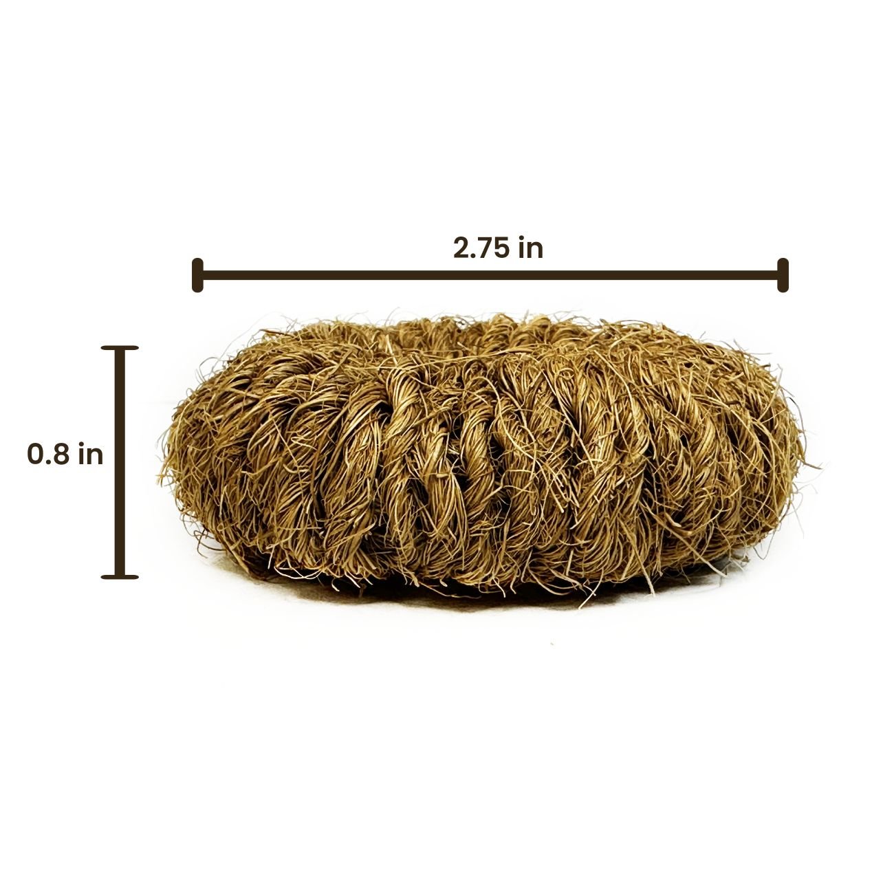 Coir Cast Iron Scrubber - Naturolic