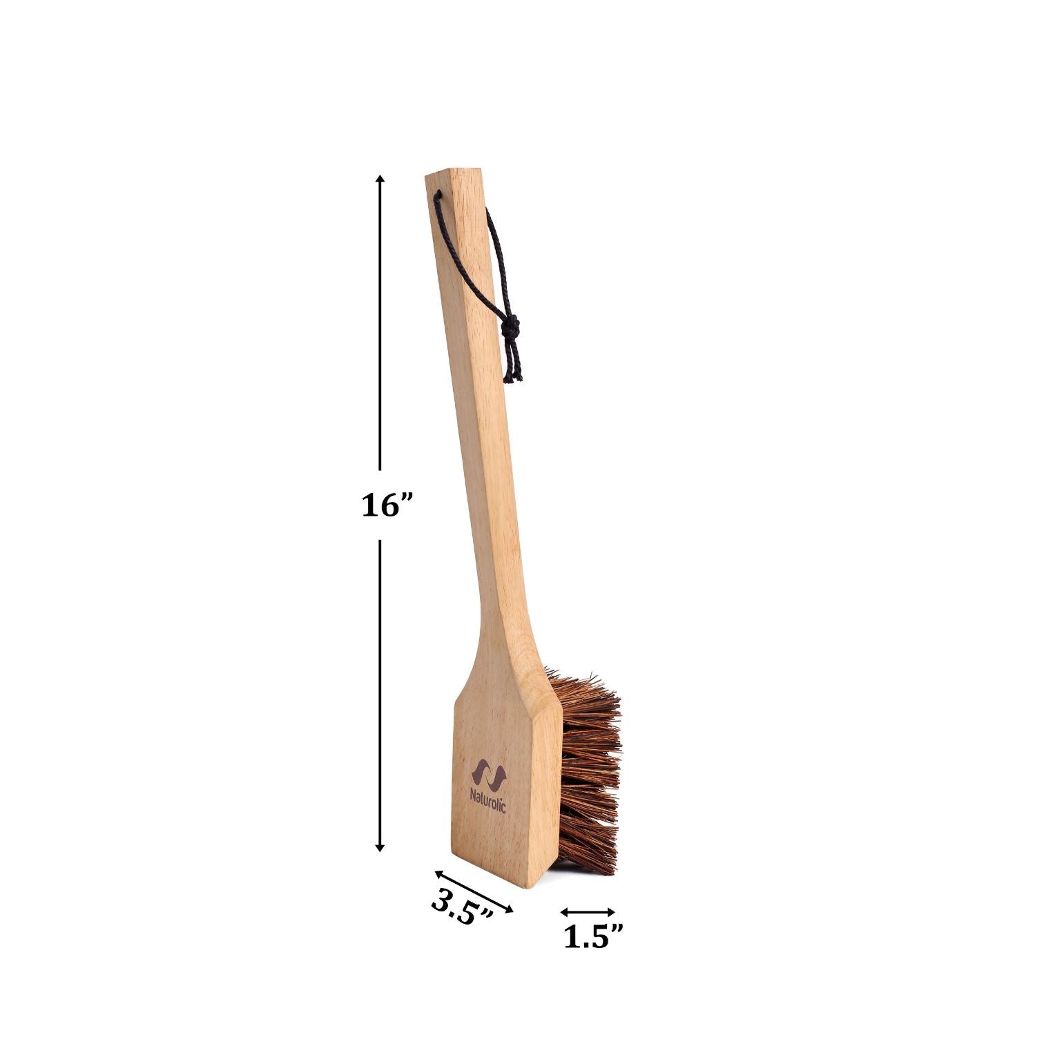 Wooden Grill Brush and Scraper - Naturolic