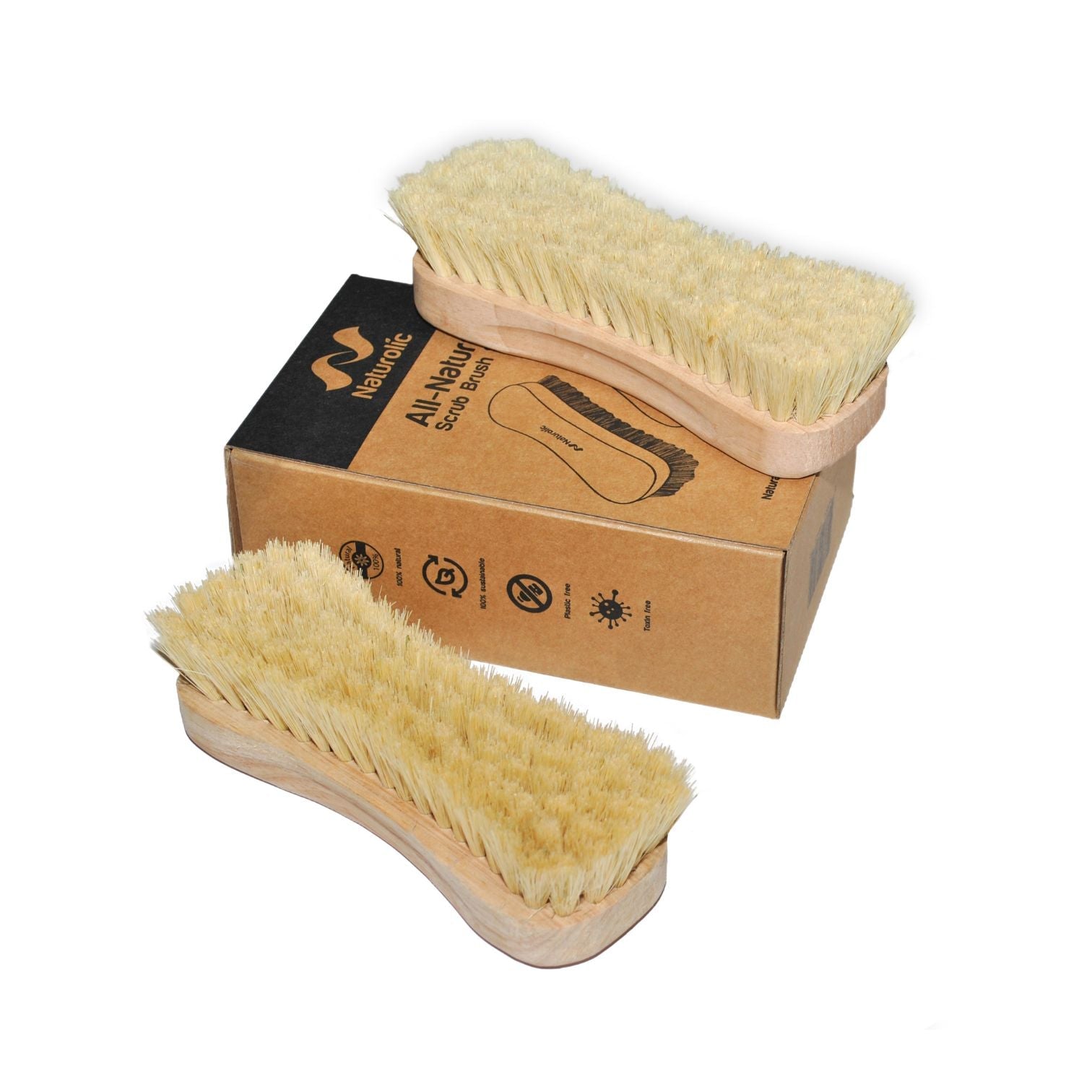 Tampico wooden scrub brush